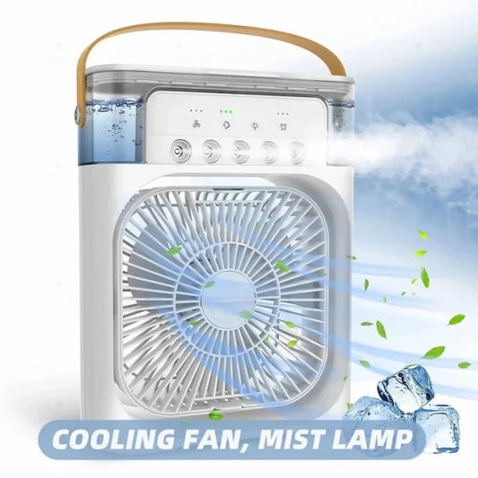 Portable Air Conditioner Fan | USB Electric Fan With Led Night Light.